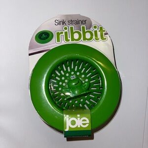 Joie RIBBIT Green Frog Kitchen Sink Strainer plastic NEW